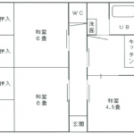 【賃貸アパート】東根市二条通り コーポフローラル121号 3DK